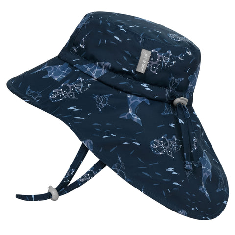 Jan & Jul Aqua-Dry Xplorer Hat - Navy Whale Play-Pumpkin Pie Kids Canada