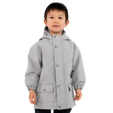 Jan & Jul Cozy-Dry Jacket - Greystone-Pumpkin Pie Kids Canada