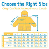 Jan & Jul Cozy-Dry Rain Jacket - Heather Grey-Pumpkin Pie Kids Canada
