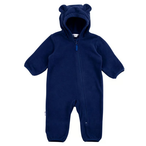 Jan & Jul Fleece Suit - Navy-Pumpkin Pie Kids Canada