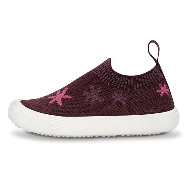 Jan & Jul Graphic Knit Shoes - Blooms-SKG-BLS-6-Pumpkin Pie Kids Canada