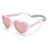Jan & Jul Heart Sunglasses - Soft Pink w/Aurora-Pumpkin Pie Kids Canada