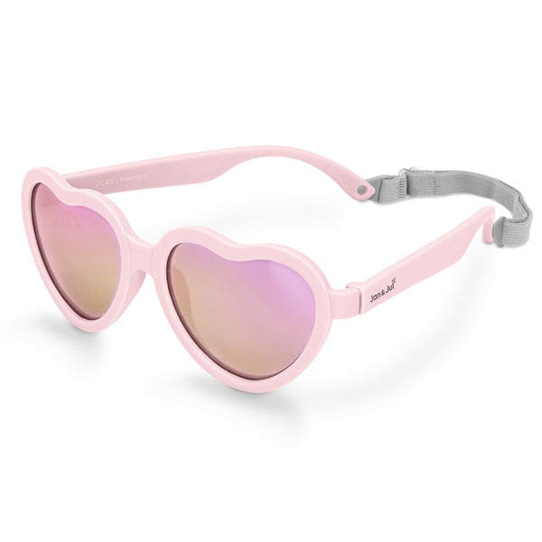 Jan & Jul Heart Sunglasses - Soft Pink w/Aurora-Pumpkin Pie Kids Canada