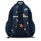 Jan & Jul Kids Backpack - Big Trucks-Pumpkin Pie Kids Canada