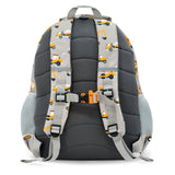 Jan & Jul Kids Backpack - Grey Construction-Pumpkin Pie Kids Canada