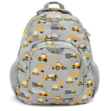 Jan & Jul Kids Backpack - Grey Construction-XBK-GRC-Pumpkin Pie Kids Canada