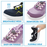 Jan & Jul Lite Mountain Sneakers - Navy-Pumpkin Pie Kids Canada