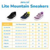 Jan & Jul Lite Mountain Sneakers - Navy-Pumpkin Pie Kids Canada