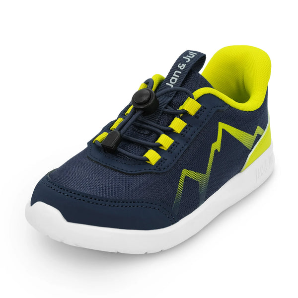 Jan & Jul Lite Mountain Sneakers - Navy-Pumpkin Pie Kids Canada
