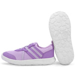 Jan & Jul Lite Stripe Sneakers - Dusty Purple-Pumpkin Pie Kids Canada