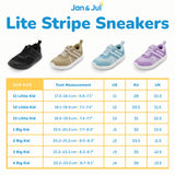 Jan & Jul Lite Stripe Sneakers - Dusty Purple-Pumpkin Pie Kids Canada