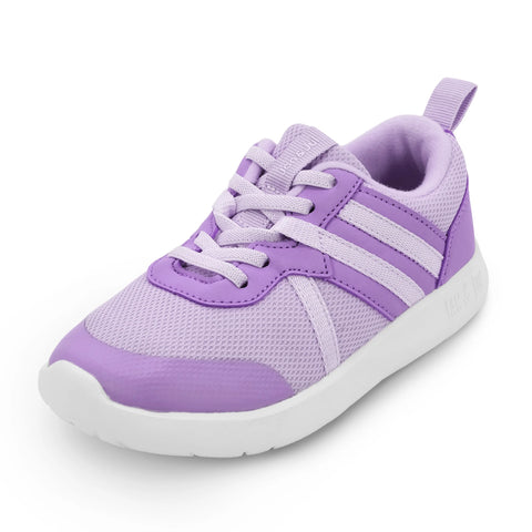 Jan & Jul Lite Stripe Sneakers - Dusty Purple-Pumpkin Pie Kids Canada
