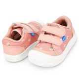 Jan & Jul Mini Canvas Sneaker - Apricot Flower-SMC-AFL 5-Pumpkin Pie Kids Canada