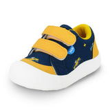 Jan & Jul Mini Canvas Sneaker - Big Trucks-Pumpkin Pie Kids Canada