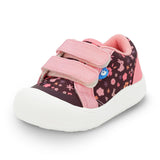 Jan & Jul Mini Canvas Sneaker - Bunny Blooms-SMC-BUB-6-Pumpkin Pie Kids Canada