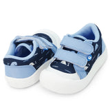 Jan & Jul Mini Canvas Sneaker - Navy Whale Tales-SMC-NWT-5-Pumpkin Pie Kids Canada