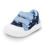 Jan & Jul Mini Canvas Sneaker - Navy Whale Tales-SMC-NWT-5-Pumpkin Pie Kids Canada