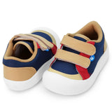 Jan & Jul Mini Canvas Sneaker - Navy/Khaki-SMC-NVK-5-Pumpkin Pie Kids Canada