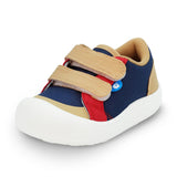 Jan & Jul Mini Canvas Sneaker - Navy/Khaki-SMC-NVK-5-Pumpkin Pie Kids Canada