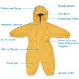 Jan & Jul Puddle-Dry Play Suit - Blue-WSS-BLU 1T-Pumpkin Pie Kids Canada