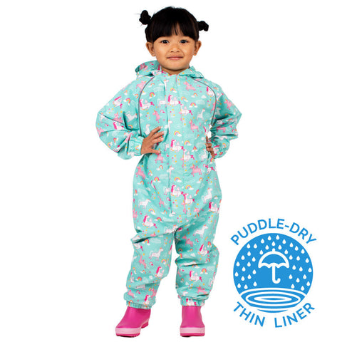 Jan & Jul Puddle-Dry Play Suit - Unicorn-Pumpkin Pie Kids Canada
