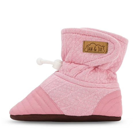 Jan & Jul Stay-Put Lite Bootie - Dusty Pink-BSL-DPK S-Pumpkin Pie Kids Canada