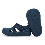 Jan & Jul SunnyBreeze Sandals - Navy Whale Play-Pumpkin Pie Kids Canada