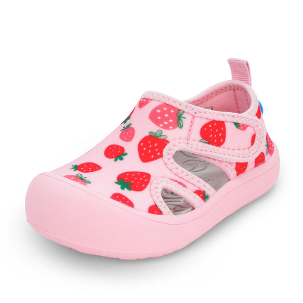 Jan & Jul SunnyBreeze Sandals - Pink Strawberry-SBS-PSR 4-Pumpkin Pie Kids Canada