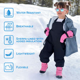 Jan & Jul Toasty-Dry Booties - Navy Forest-Pumpkin Pie Kids Canada