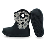 Jan & Jul Toasty-Dry Lite Winter Boots - Black Bear-BTL-BEC 10-Pumpkin Pie Kids Canada