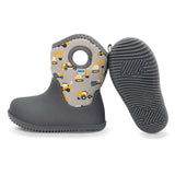 Jan & Jul Toasty-Dry Lite Winter Boots - Grey Construction-BTL-GRC 8-Pumpkin Pie Kids Canada