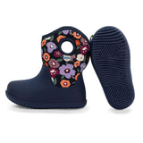 Jan & Jul Toasty-Dry Lite Winter Boots - Winter Flowers-Pumpkin Pie Kids Canada