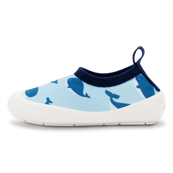 Jan & Jul Water Play Shoes - Blue Whale-SPW-BWH 3-Pumpkin Pie Kids Canada