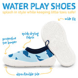 Jan & Jul Water Play Shoes - Navy Whale Tales-Pumpkin Pie Kids Canada