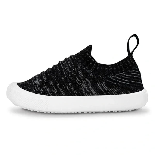 Jan & Jul Xplorer Knit Shoe - Black-SKX-BLK 5-Pumpkin Pie Kids Canada