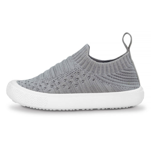 Jan & Jul Xplorer Knit Shoe - Grey-SKX-GRA 5-Pumpkin Pie Kids Canada