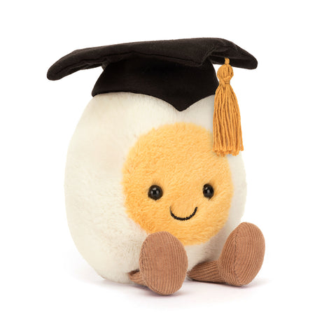 Jellycat Amuseables Boiled Egg Graduation-Pumpkin Pie Kids Canada