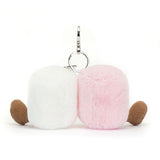 Jellycat Amuseables Pair of Marshmallows Bag Charm-Pumpkin Pie Kids Canada