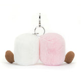 Jellycat Amuseables Pair of Marshmallows Bag Charm-APM4BC-Pumpkin Pie Kids Canada