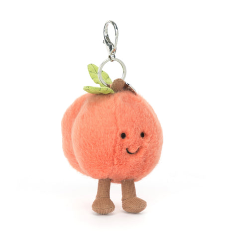 Jellycat Amuseables Peach Bag Charm-APEACH4BC-Pumpkin Pie Kids Canada