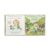 Jellycat Archie, My Dinosaur Friend Book-BK4ARC-Pumpkin Pie Kids Canada