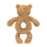 Jellycat Bartholomew Bear Ring Rattle-BAR4RR-Pumpkin Pie Kids Canada