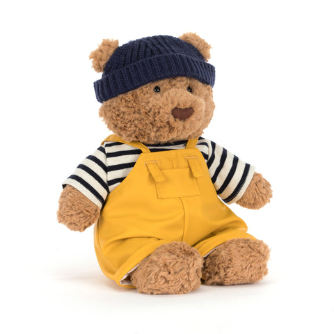Jellycat Bartholomew Bear Seafarer Outfit-BARM2FM-Pumpkin Pie Kids Canada