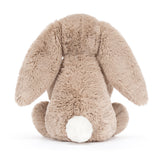 Jellycat Bashful Beige Bunny 'Birthday'-BAS3BEBB-Pumpkin Pie Kids Canada