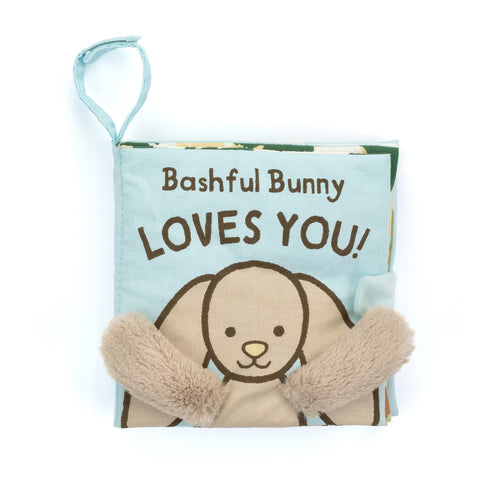 Jellycat Bashful Bunny Loves You Book-Pumpkin Pie Kids Canada