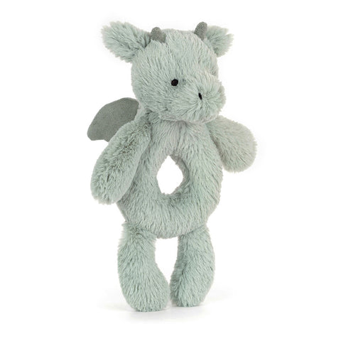 Jellycat Bashful Dragon Ring Rattle-Pumpkin Pie Kids Canada
