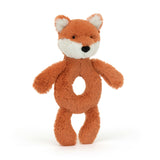 Jellycat Bashful Fox Cub Ring Rattle-Pumpkin Pie Kids Canada