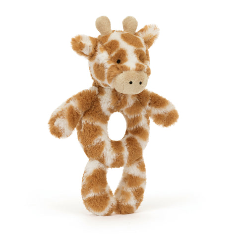 Jellycat Bashful Giraffe Ring Rattle-Pumpkin Pie Kids Canada