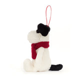 Jellycat Bashful Puppy Ornament-BASS6BPD-Pumpkin Pie Kids Canada