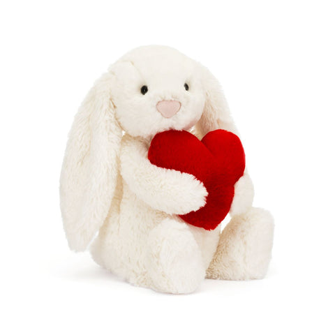 Jellycat Bashful Red Love Heart Bunny Original-BB3LOVE-Pumpkin Pie Kids Canada